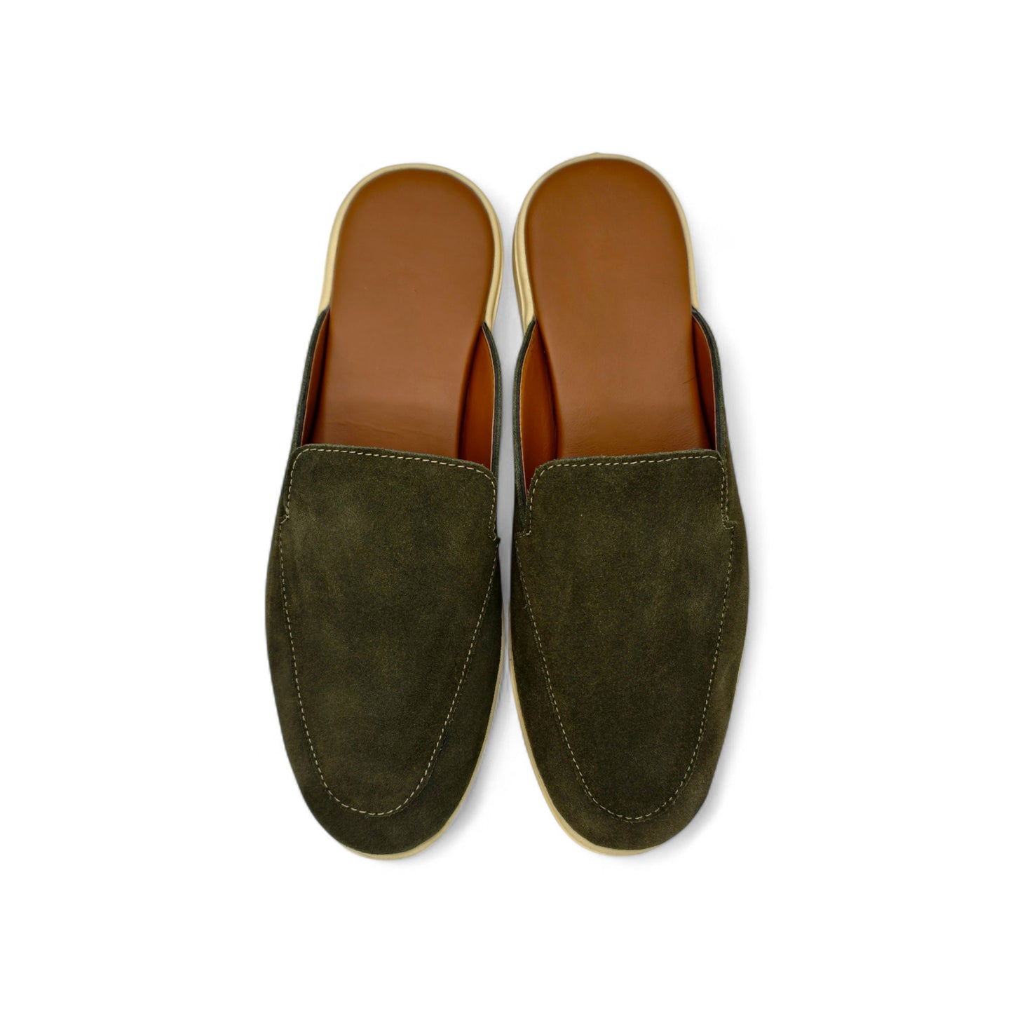 Suede Loafers Backless