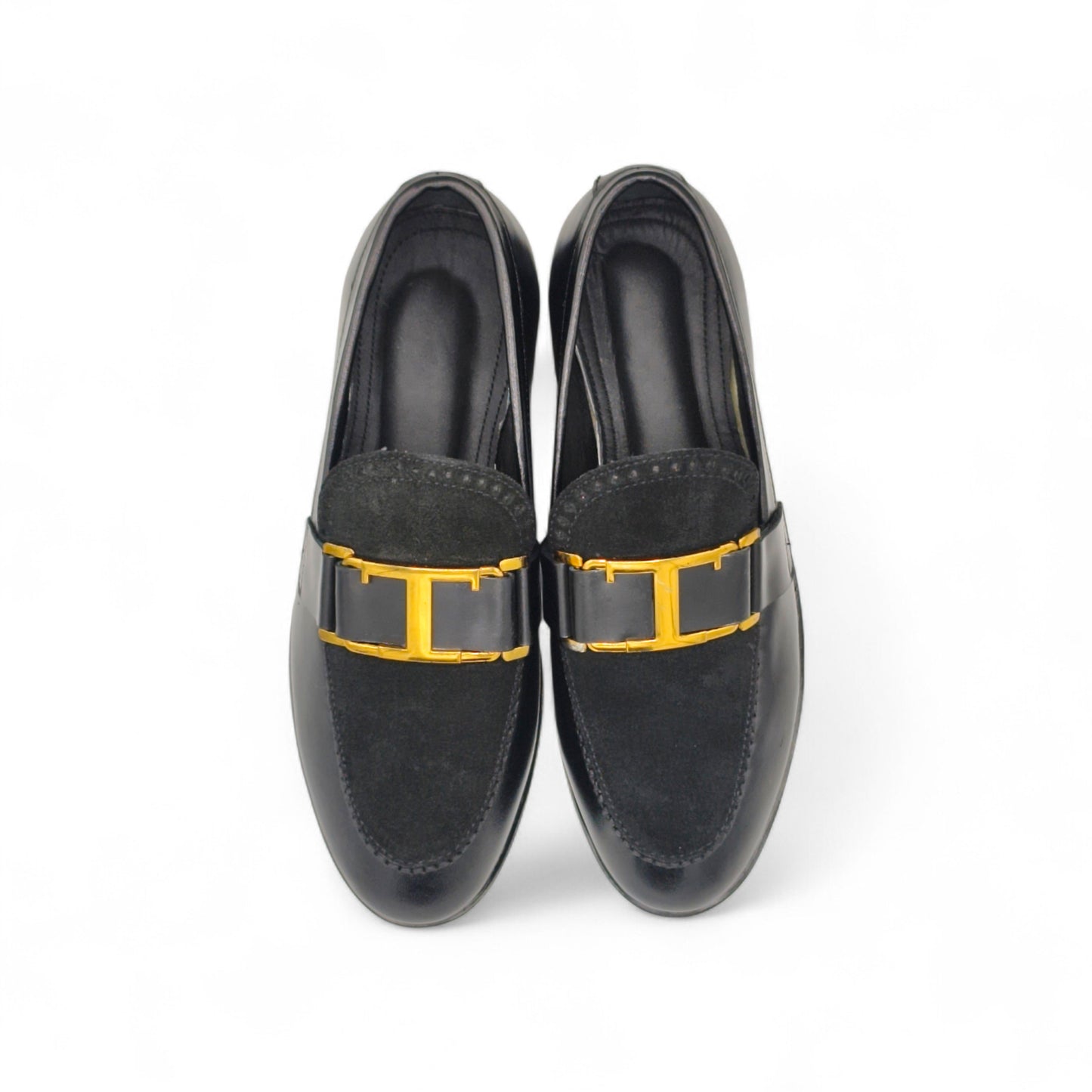 Suede & Leather Horsebit Loafer