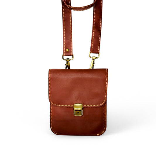 Handmade Leather Messenger Satchel