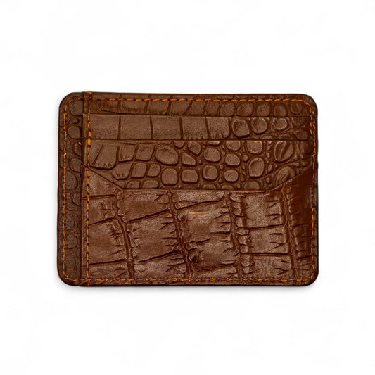 Imperial Croc Card Holder