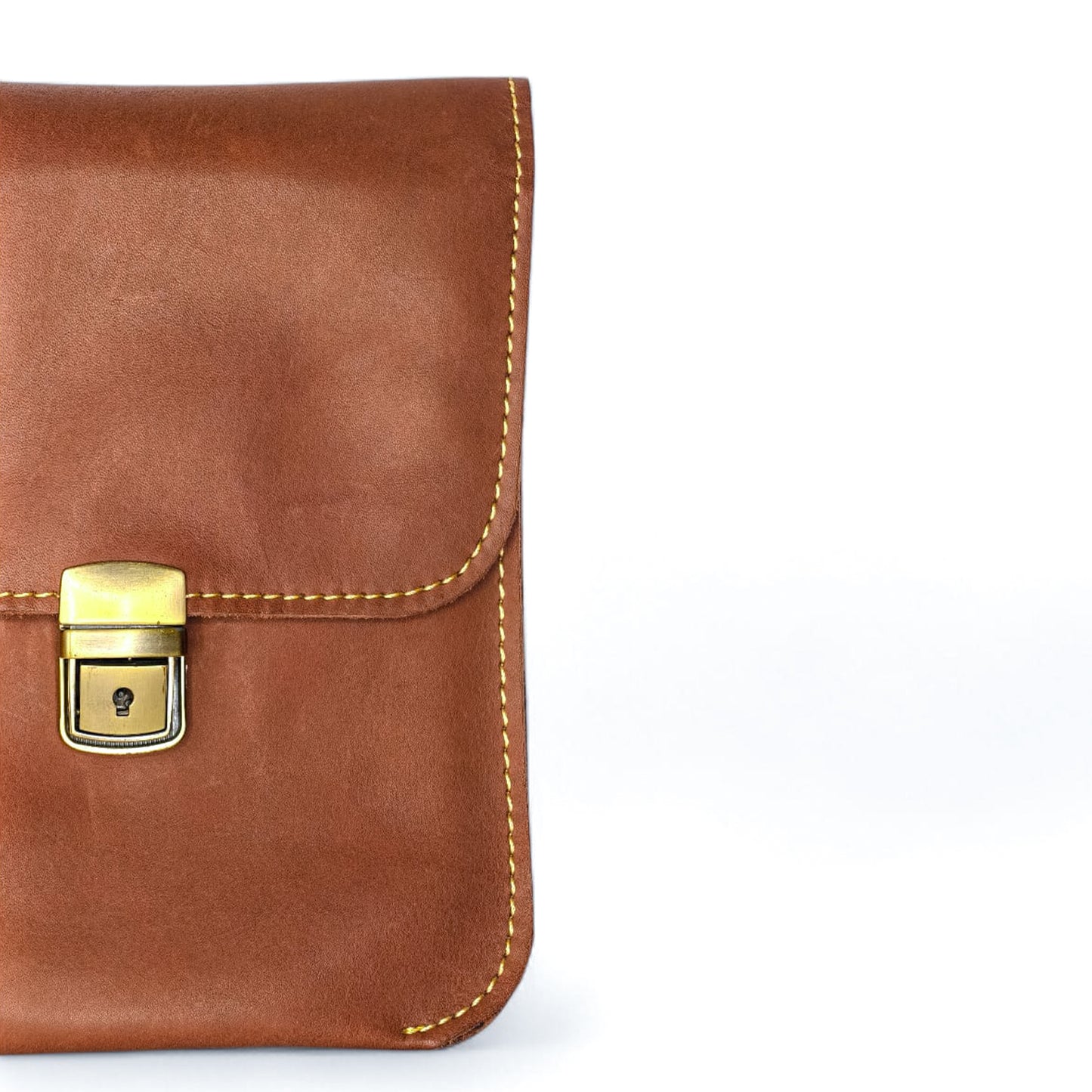 Handmade Leather Messenger Satchel