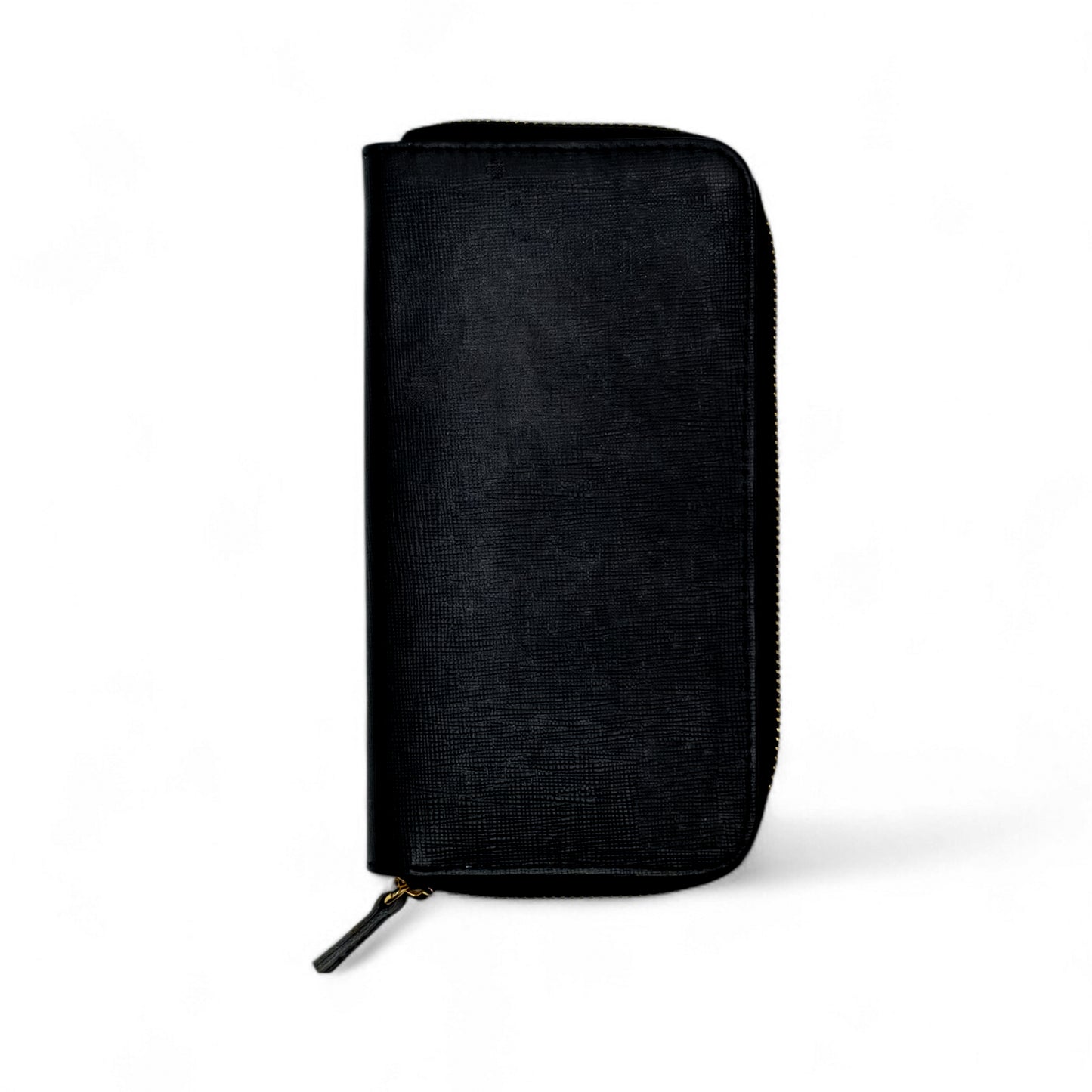 Luxury Black Leather Clutch